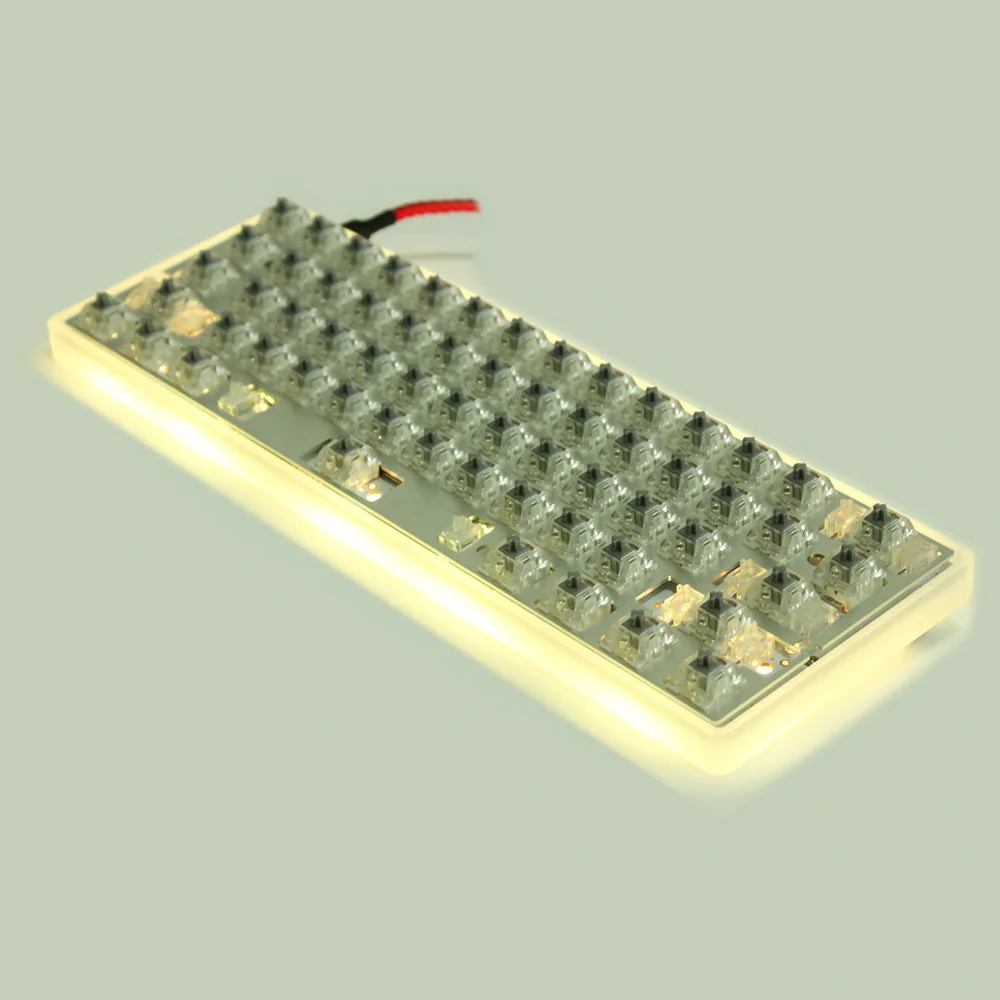 YMDK-estabilizadores programables para teclado mecánico, placa PCB con luz Led RGB, reemplazo GH60 64, YD60MQ QMK, 60% - imagen 4