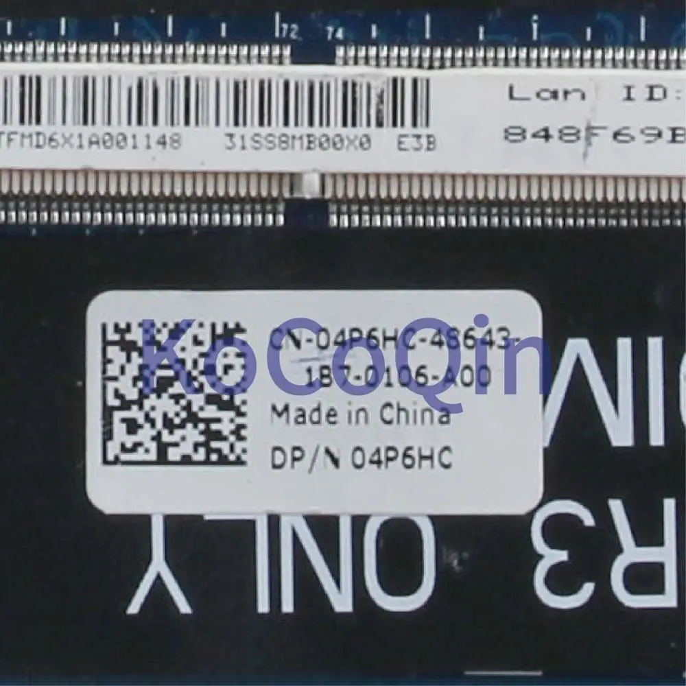 Dss8bmbae1-placa base para portátil DELL XPS 15 L511Z, I5-2430M, 04P6HC, CN-04P6HC, HM67, completamente probada, N12P-GE-A1 - imagen 5