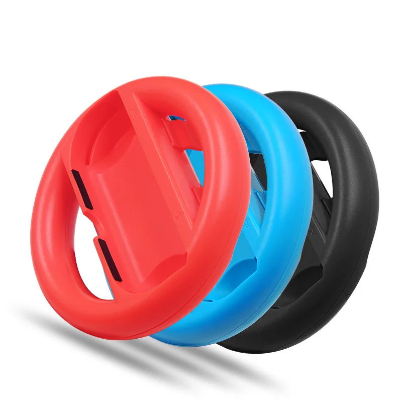 Volante de carreras de piezas para NS Switch Joy Con, controlador de juego, empuñaduras compatibles Con niendo Switch, accesorios OLED Joy Con, 1 unidad - imagen 4