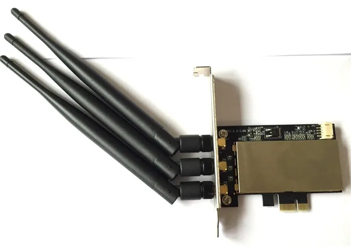 MACPRO AR5BXB72 PCI-E 1X aeropuerto tarjeta WIFI inalámbrica de doble frecuencia extrema 3 antenas para todos los Mac Pro 2006-2012 - imagen 3