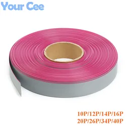 Cable de cinta plana gris para datos, paso de 1,27 mm