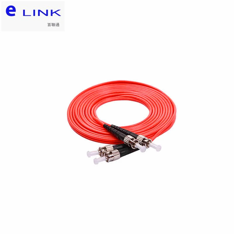 Cable de conexión de fibra ST-ST OM2 multimodo dúplex 50/125um cable naranja puente de fibra óptica envío gratis ELINK bajo IL 20 piezas - imagen 2