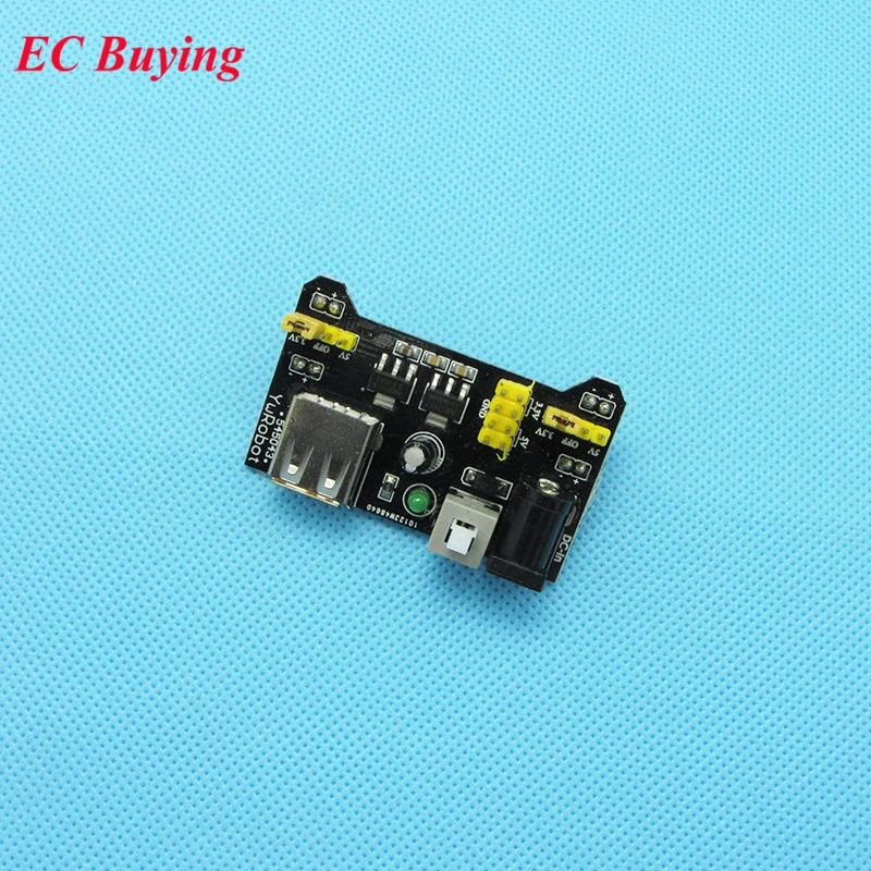 Placa de pruebas MB102, módulo de fuente de alimentación de 3,3 V/5V + MB-102, kit de prototipo de placa de pan sin soldadura de 830 puntos + 65 cables de puente flexibles - imagen 2