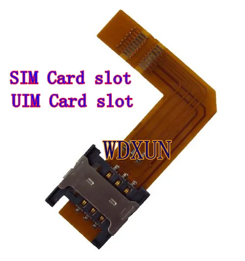 Conector de tarjeta SIM de soldadura libre, ranura para tarjeta UIM, módulos de expansión USIM para mc8775 8781 em770 MC8790 EM770W EM820 3GModule PCIE