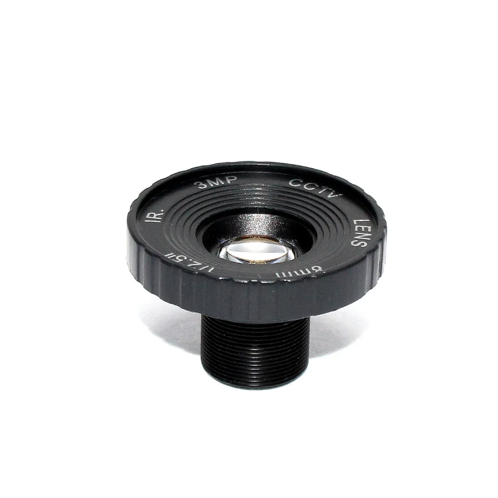 10 Uds 3MP 8mm M12 45 grados HD M12 lente de montaje 1/2.5 ''1080P HD lente para cámara CCTV M12 MTV lente de placa - imagen 2
