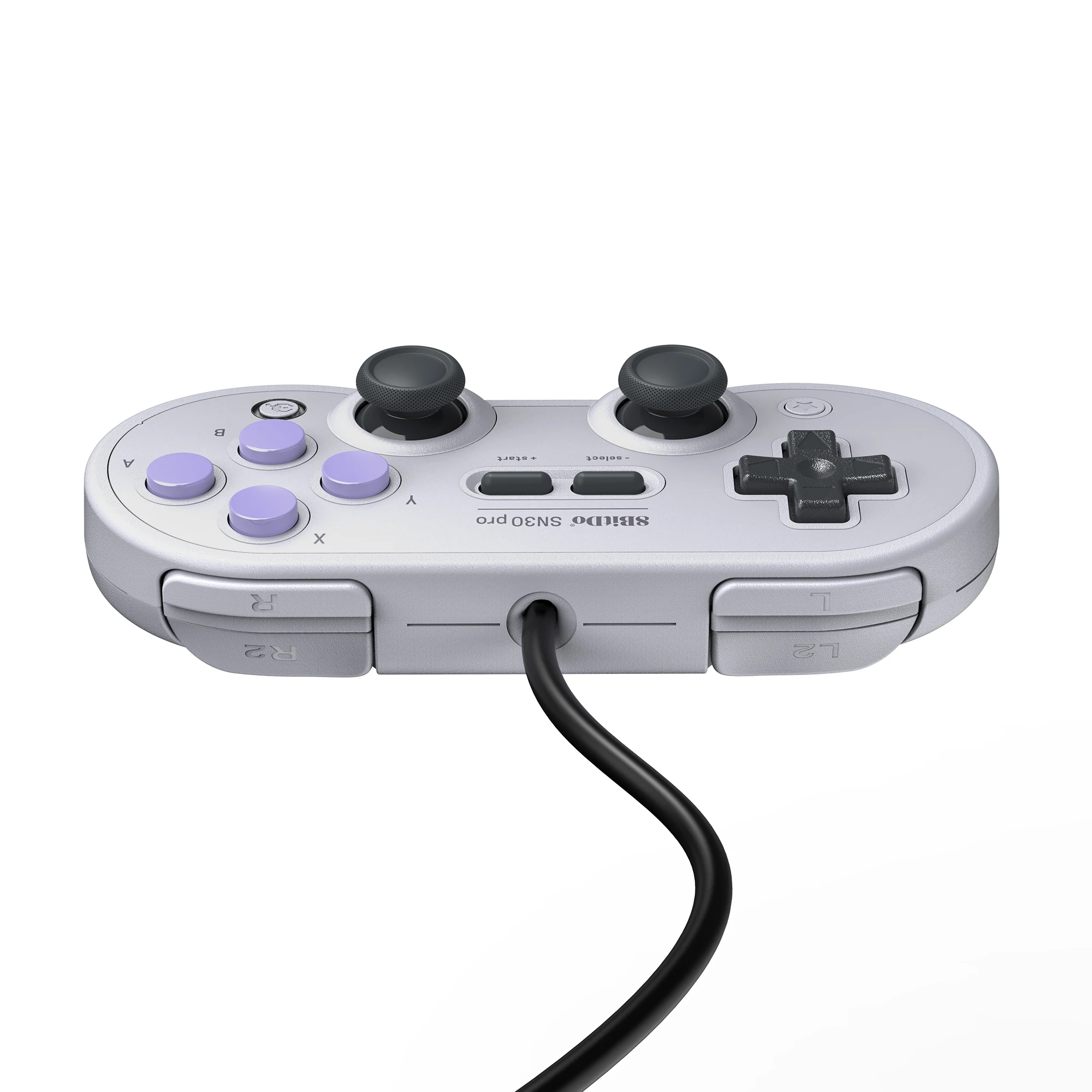 AKNES 8bitdo-mando con cable SN30 Pro, USB, para PC, NS, Raspberry Pi Steam, con vibración basculante, Windows, Android, macOS - imagen 3