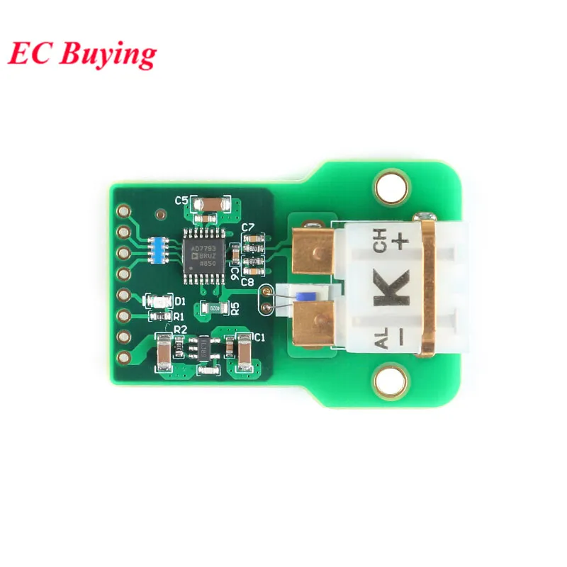 Módulo de detección de medición de temperatura PT100, AD7793, módulo de adquisición de termopar K de alta precisión, interfaz SPI de placa PCB - imagen 4