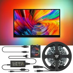 Tira LED RGB 5M Iluminación Ambiental TV y PC