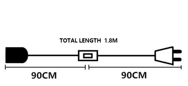 SAVE-soporte E27 Plug-and-play para enchufe E27, base E27, lámpara de luz LED, interruptor para controlar el cable de alimentación E27, enchufe europeo y ruso - imagen 2