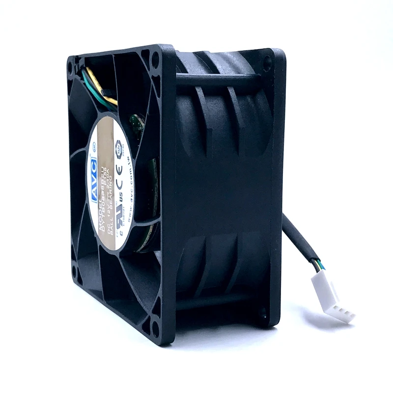 Ventilador de refrigeración de rodamiento de bolas de 12v, nuevo para AVC DYTB0838B2U, 2.1A, 80x38mm, PWM de 4 pines, flujo de aire CFM de alta velocidad, para minero de impulso de coche, 8038 - imagen 5