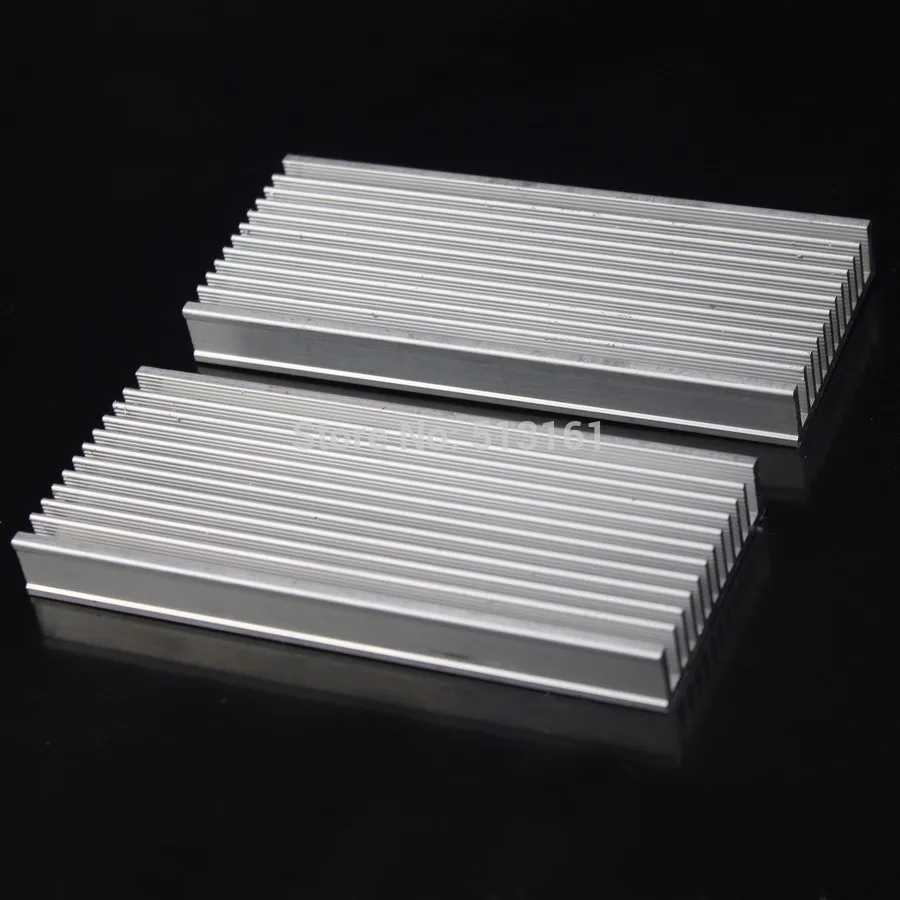 Disipador de calor Gdstime 120 mm x 50 mm x 12 mm Disipador de calor de aluminio Radiador de enfriamiento Enfriador de CPU electrónico - imagen 5