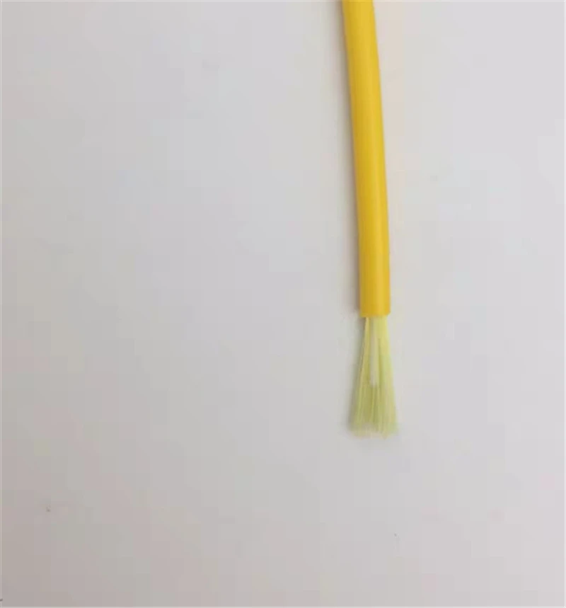 Cable de fibra óptica 3000mtr 9/125um G652D 3,0mm Simplex cable de conexión de fibra amarilla monomodo ftth cable óptico SM SX 3 km/rollo ELINK