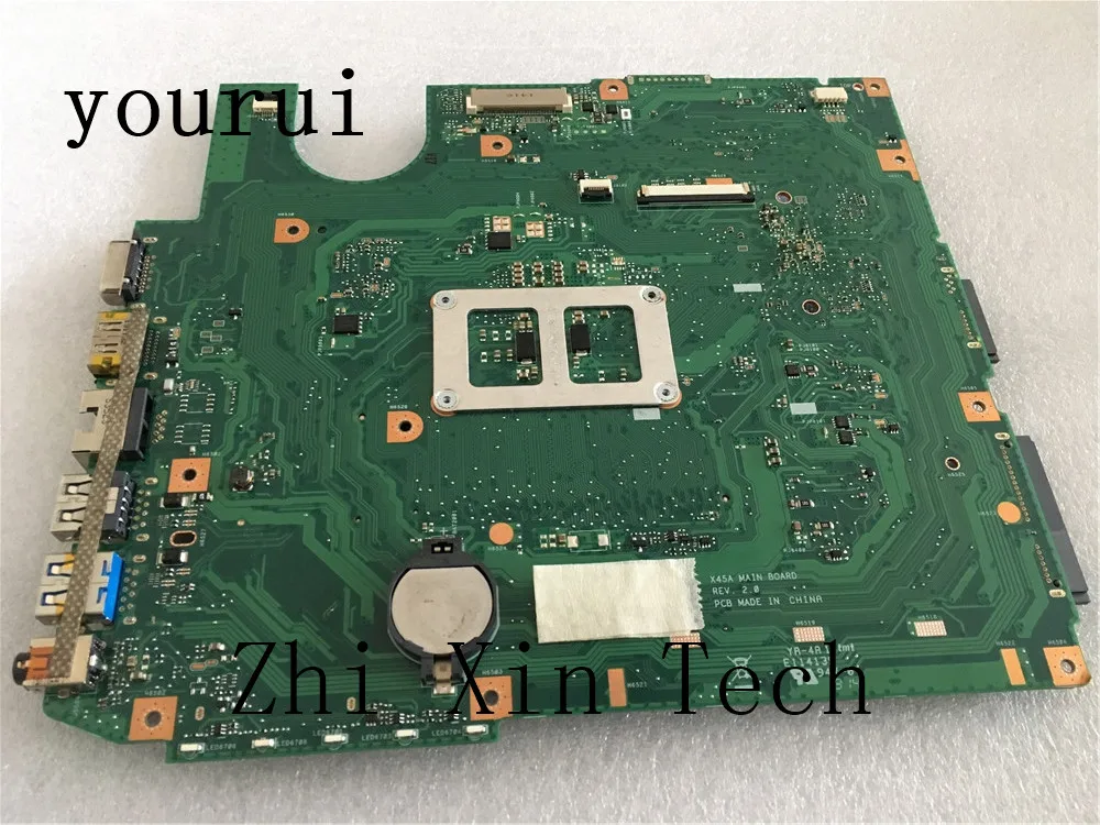 Yourui para la placa base Original del ordenador portátil ASUS X45A REV 2,0 DDR3 integrada trabajo de prueba perfecto - imagen 3