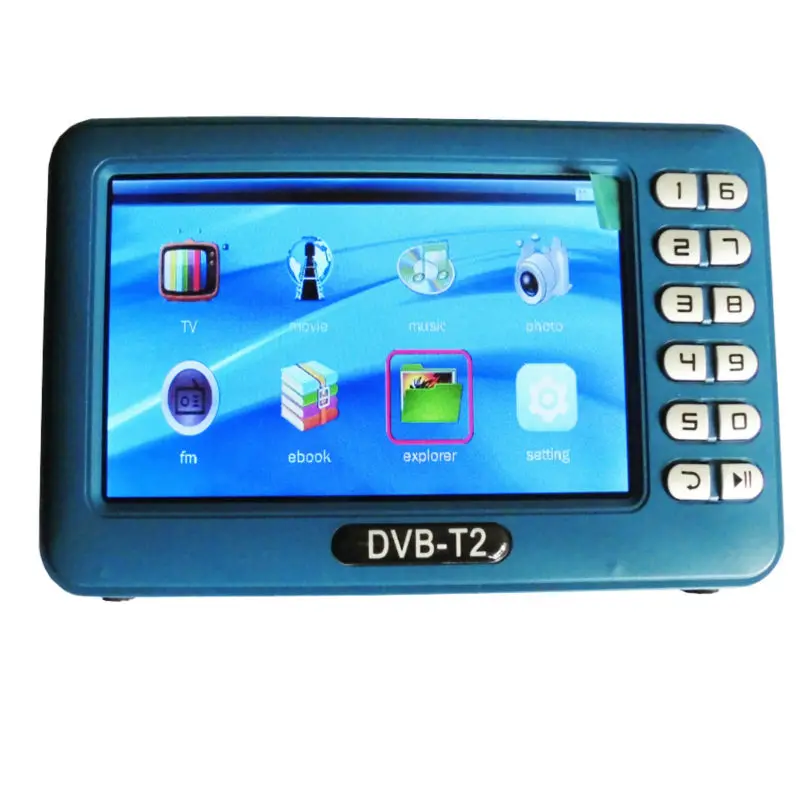 Digital DVB-T2T Mini Handheld TV with 4.3 inch LCD Screen (6)