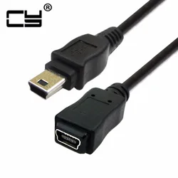 Cable Mini USB 5 Pines Macho-Hembra para GPS Coche
