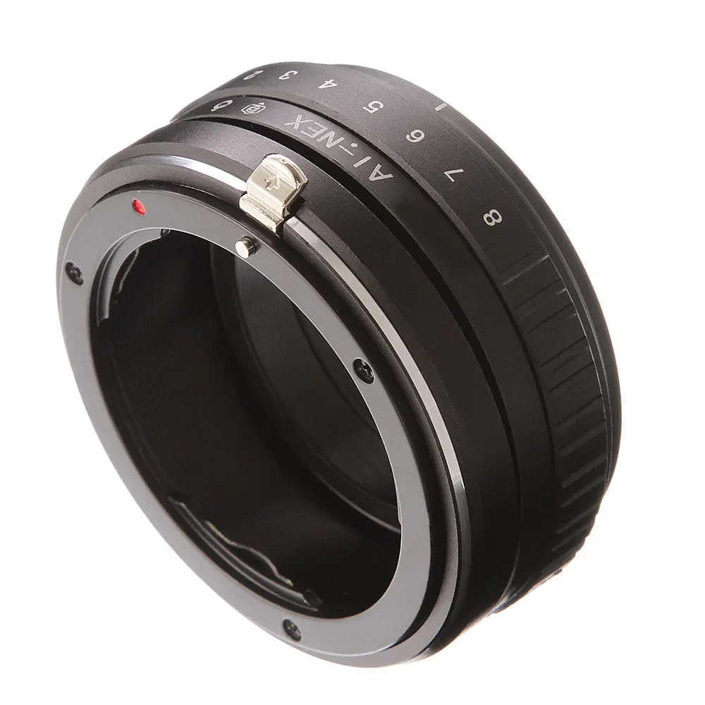 FOTGA Tilt-Shift 360 °   Adaptador de lente giratorio para Nikon AI S D, lente de montaje para Sony E-Mount NEX-5C NEX-F3 A6000 A6100 A6300 - imagen 3