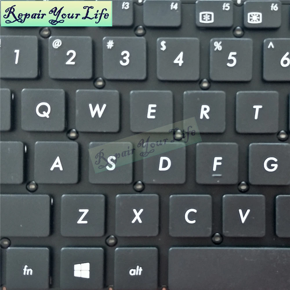 Teclado de ordenador portátil para Asus, negro, sin marco, para X542U, X542UAP, X542UAR, X542UA, X542, 0KN1-261US12, 0KNB0-610WUS00, MP-13K93US - imagen 3