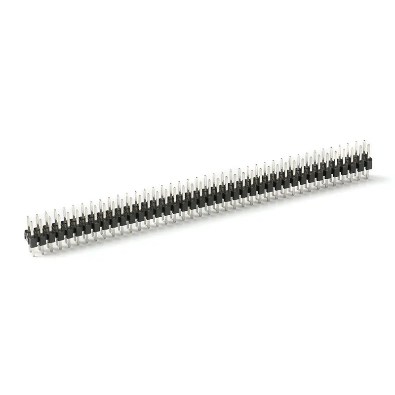 Cabezal de Pin macho de 2,0mm, Conector de cobre de 1x40P, 2x40p, 2,0mm, paso 2,0, fila simple/doble, 10 unids/lote - imagen 5