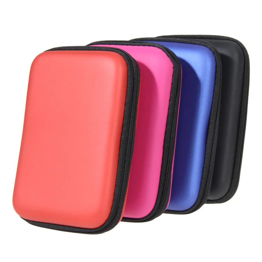 Funda de almacenamiento externo portátil para disco duro, estuche de transporte para HDD, Cable multifunción, estuche para auriculares, bolsa para PC y portátil, 2,5 pulgadas - imagen 5