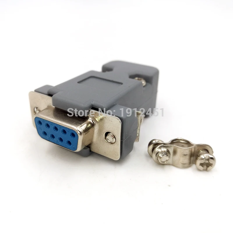 Conector DB9 VGA tipo D, adaptador de enchufe de puerto de 9 pines hembra y macho RS232 DP9 - imagen 4