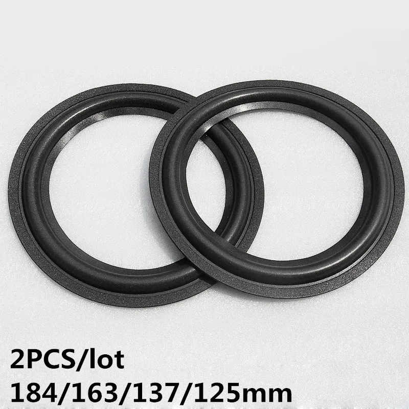 Kit de reparación de espuma envolvente de altavoz de coche Kit de reparación de altavoz de forma redonda de 7,5 pulgadas Subwoofer Audio DJ Home Theater HiFi 2PCS