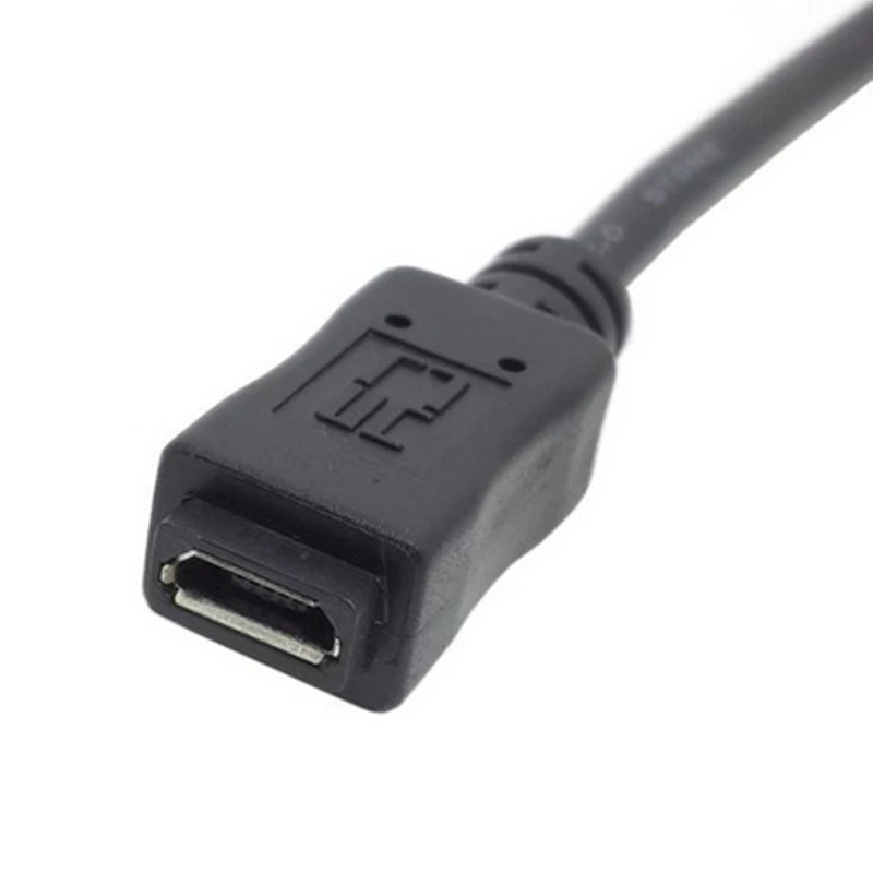 Cable de extensión de conector macho Micro USB B tipo 5 pines hembra a USB 2,0 25 cm - imagen 4