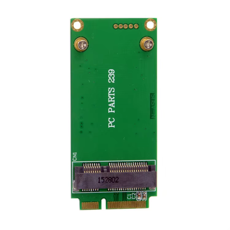 Adaptador mSATA de 3x5cm a 3x7cm Mini PCI-e SATA SSD para Asus Eee PC 1000 S101 900 901 900A T91 - imagen 2
