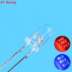 LED Intermitente Rojo Azul F5 5mm 10000mcd Alta Intensidad