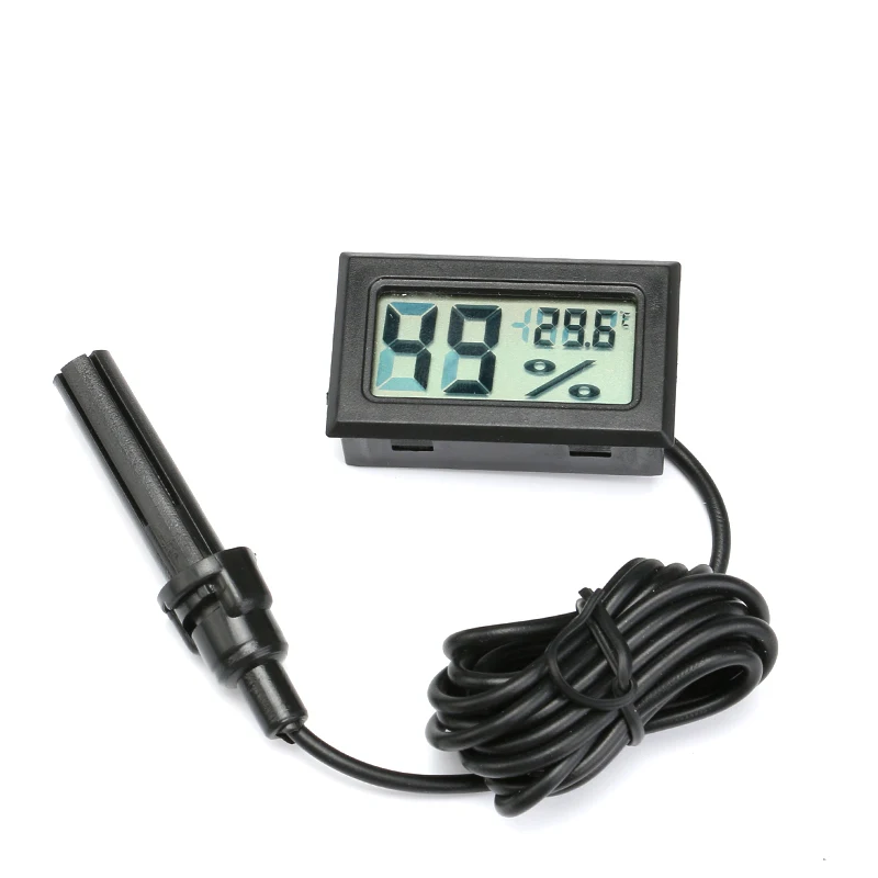 Mini termómetro Digital LCD, higrómetro, termostato interior, Sensor de temperatura conveniente, medidor de humedad, instrumentos, sonda - imagen 5