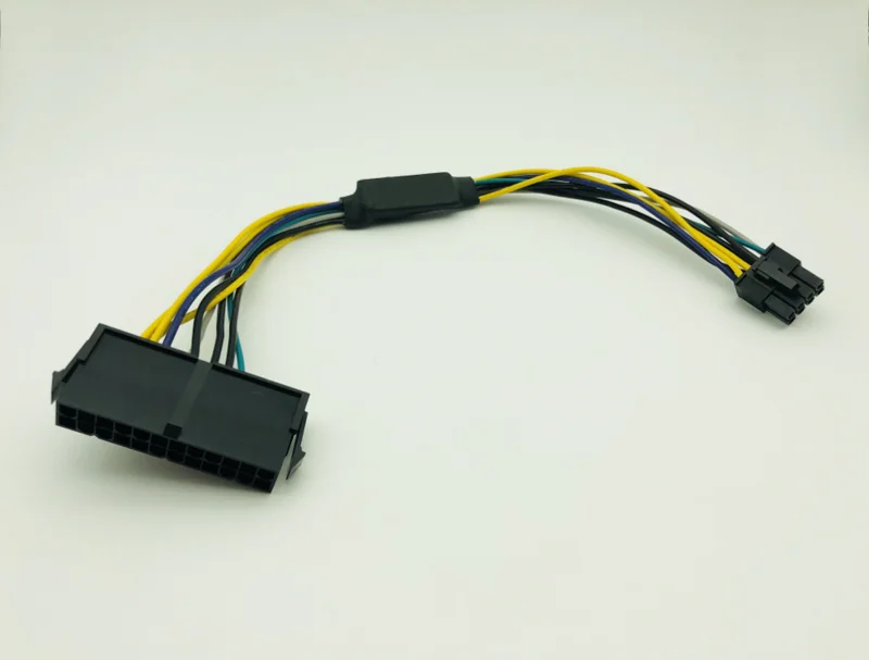 Cable de alimentación de 24 pines a 8 pines para Dell, adaptador de placa base ATX 24P a 8P, 30cm, Optiplex 3020 7020 9020 - imagen 2