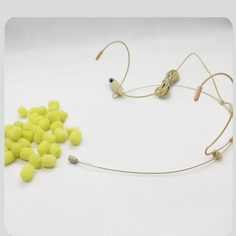 5 unids/lote micrófono Invisible cubierta de espuma especial Color de piel más pequeño Mini micrófono esponja micrófono reemplazo parabrisas - imagen 5