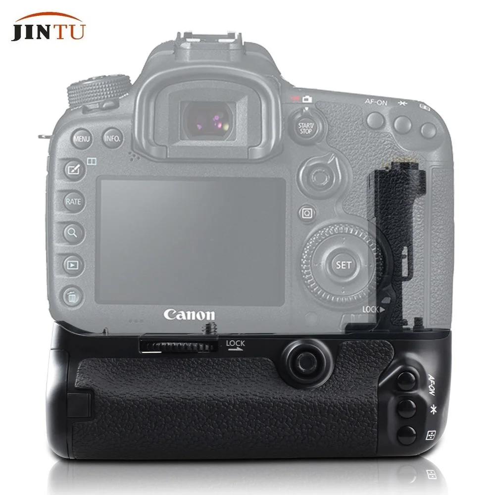 JINTU-empuñadura Deluxe para Canon EOS 5D Mark III, bandeja de batería AA, cubierta de contacto, JINTU, garantía limitada de 1 año - imagen 5
