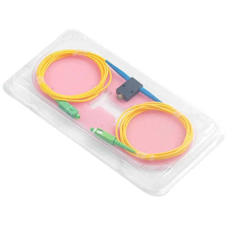 Atenuador de fibra ajustable SC APC 0-60dB en línea mecánico variable en línea tipo óptico ftth UPC monomodo Simplex ELINK - imagen 2