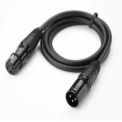 Cable XLR Macho a Hembra para Micrófono – Conexión Audio Pro