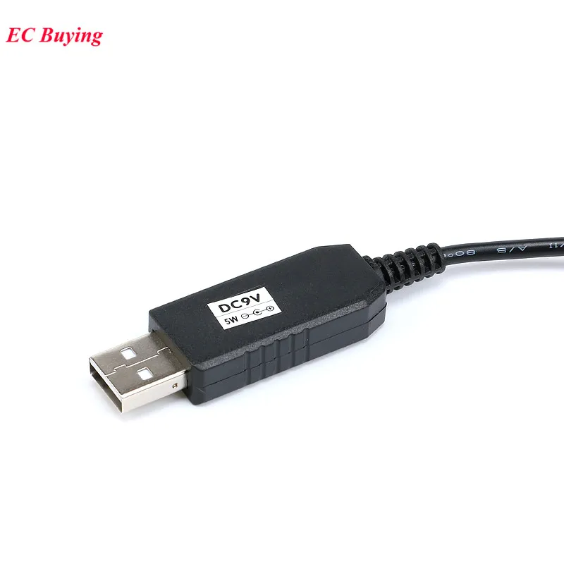 Cable USB de 5V a 9V CC, módulo de aumento de potencia USB, Cable adaptador de línea de aumento, enchufe de 3,5x1,35mm - imagen 2