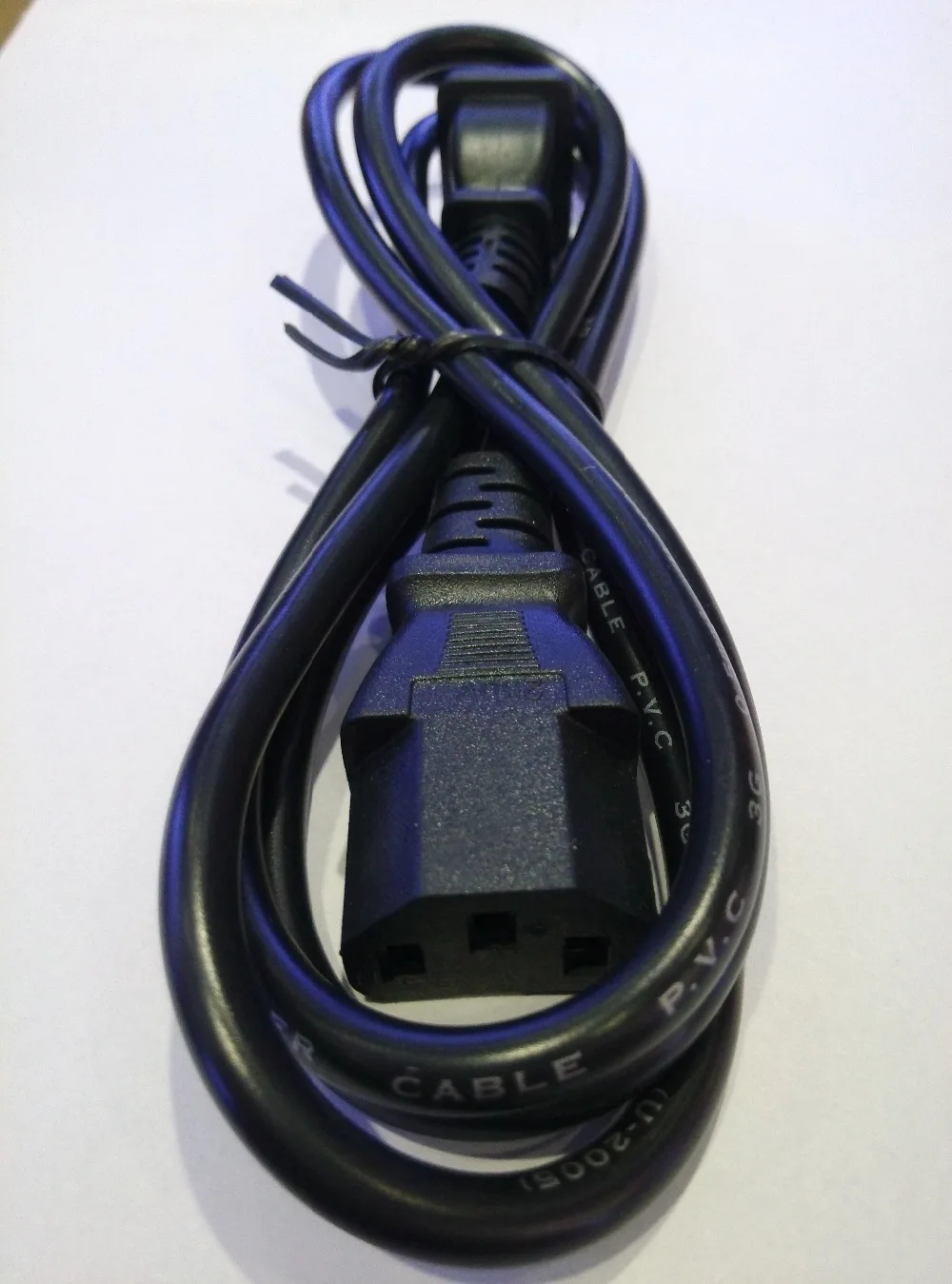 Pièces d'alimentation ca prise US 1m 100cm, 3 prises contacts, adaptateur 2835 5050, câble d'alimentation américain, ligne de charge - imagen 2