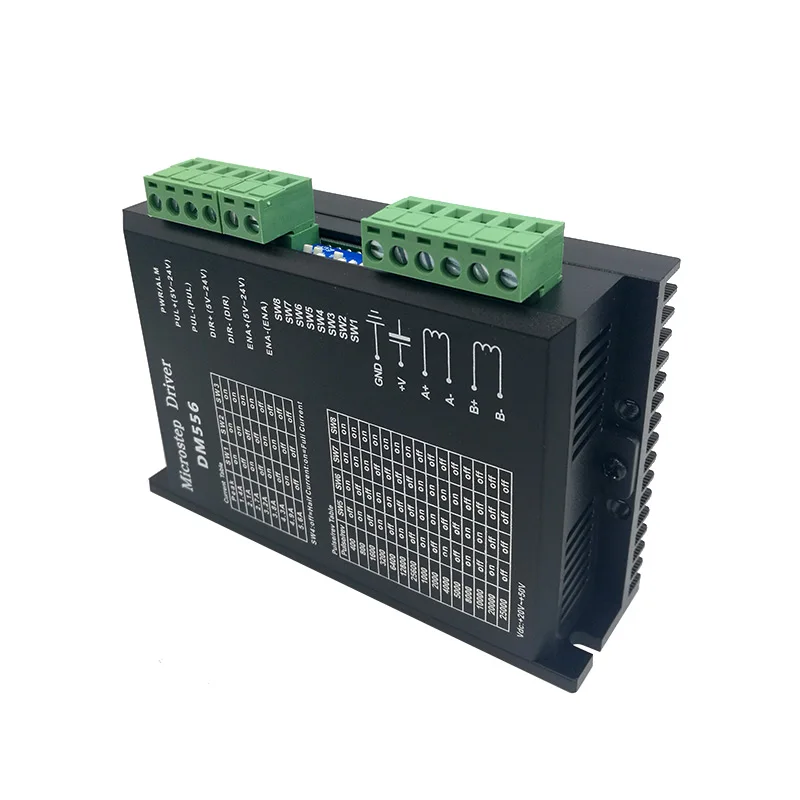 Controlador de motor paso a paso digital DM556, controlador de motor paso a paso de 2 fases 5.6A para 57 86, NEMA23 NEMA34 - imagen 2