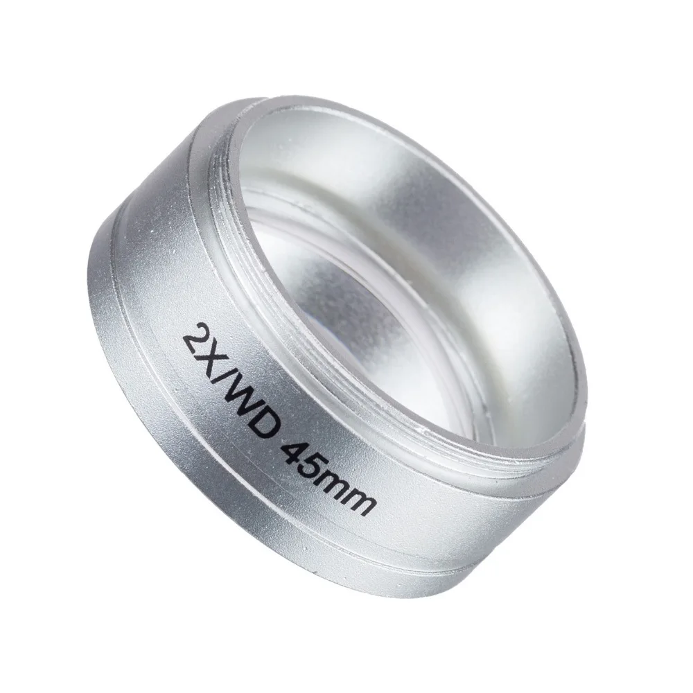 Lente Barlow AmScope 2.0X para microscopios estéreo serie SF (54 mm)