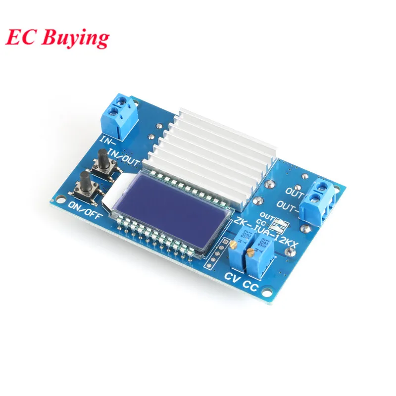 Módulo de fuente de alimentación reductor ajustable, 12A, 160W, DC-DC, pantalla LCD Digital, placa de corriente de voltaje constante, ZK-JVA-12KX - imagen 2