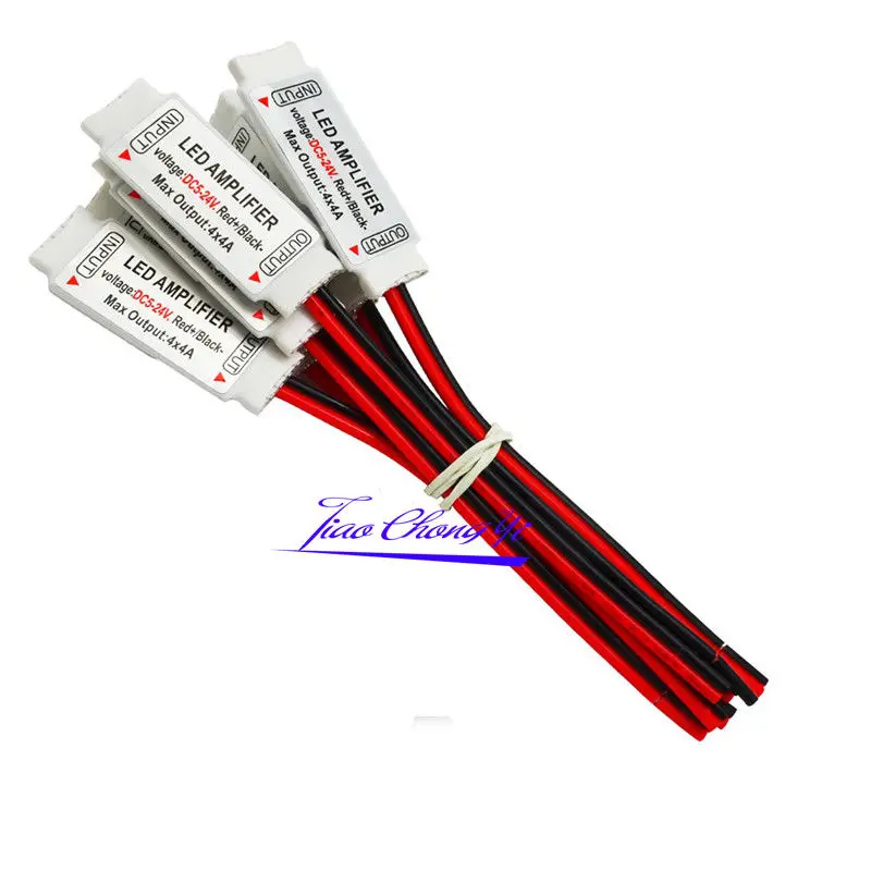 Amplificador LED RGBW de 5 pines, DC5-24V, 4A x 4 canales, para tira LED RGBW - imagen 5