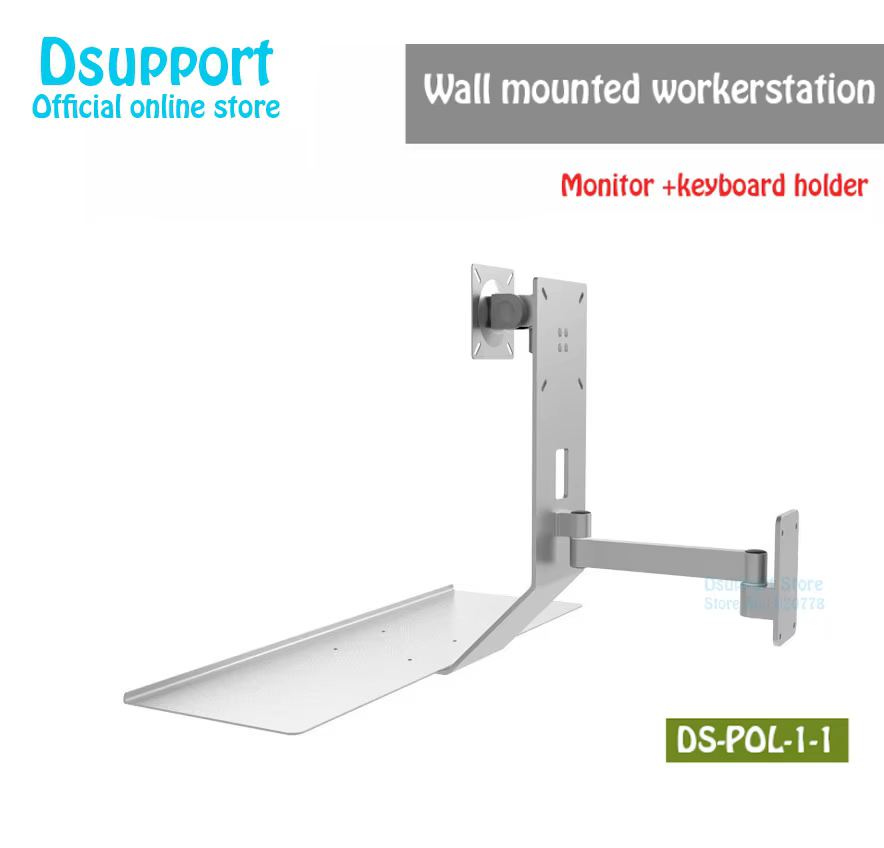 Soporte Giratorio Pared Monitor Teclado Estacion Trabajo