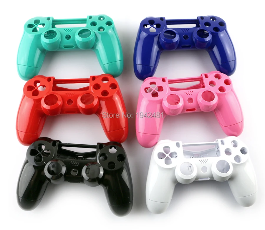 1 unidad JDS 001 011 controlador inalámbrico carcasa + funda con almohadilla de botón para PS4 Gamepad Joystick reemplazo - imagen 4