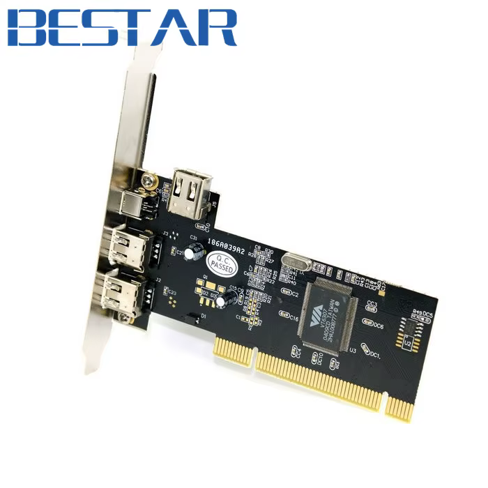 Tarjeta FireWire PCI Express 3 Puertos 6 y 4 Pines Compatible Windows 7/8 - imagen 4