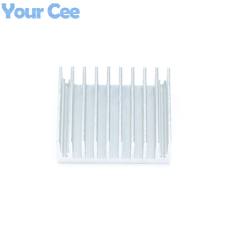 Disipador térmico de aleta de refrigeración, disipador de calor de aluminio para LED, Transistor IC de potencia, módulo PBC 45x35x18mm, 45x35x18mm - imagen 3