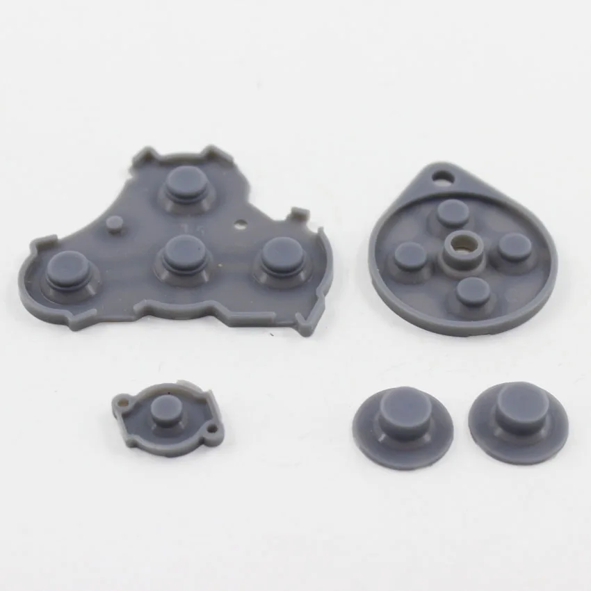 ChengHaoRan-almohadilla de goma conductora para ngc, controlador de color negro y gris para GAMECUBE, 10 juegos por lote - imagen 4