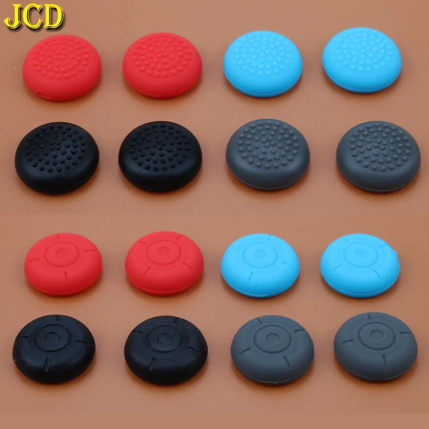 JCD 2 piezas de silicona analógica Joystick Grips Caps Joypad Joystick funda para Switch NS Joy-Con controlador - imagen 3