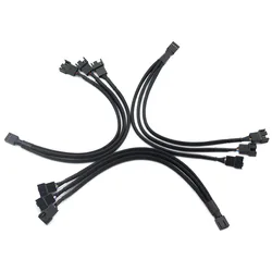Cable Extensor PWM 4 Pines – Divisor Ventilador 1 a 3, 26cm