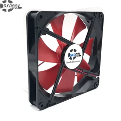 Ventilador PC 140 mm silencioso 12V PWM 1150 RPM