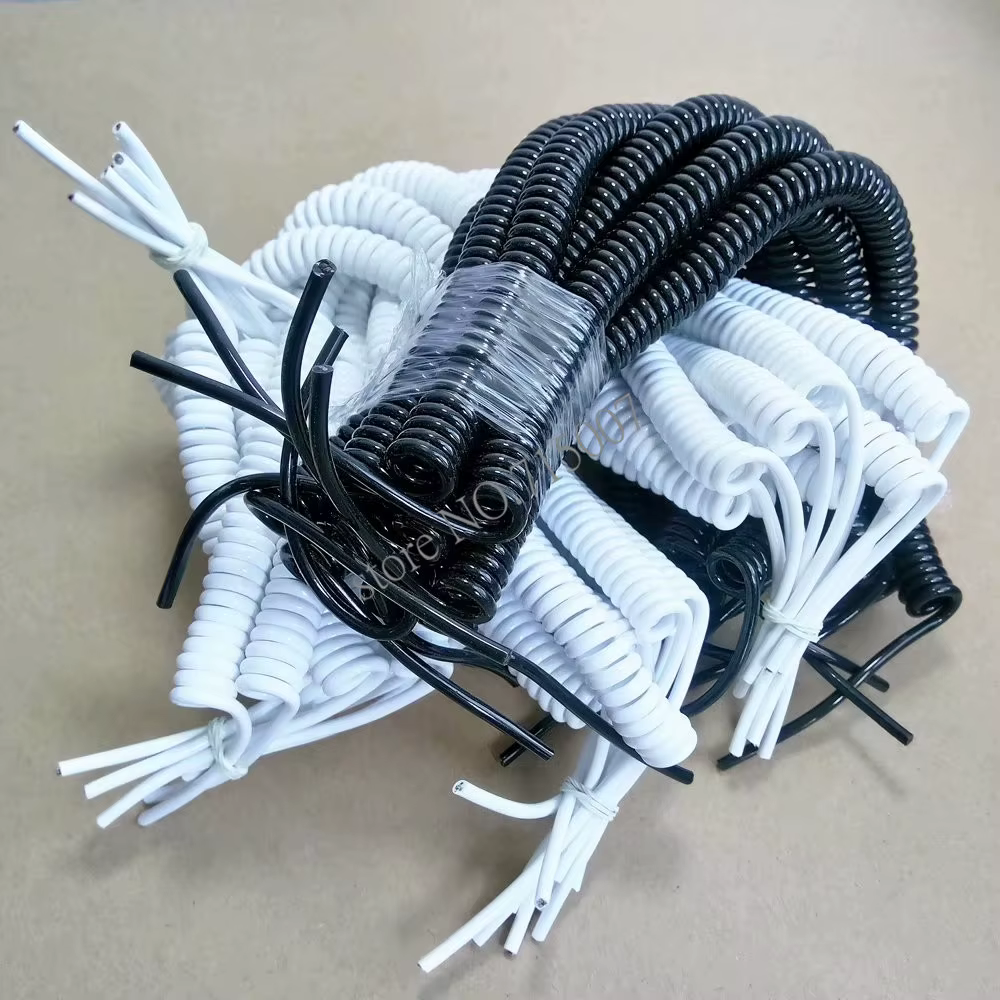 Cable extensión Micro USB 4 núcleos con resorte espiral – DIY - imagen 5