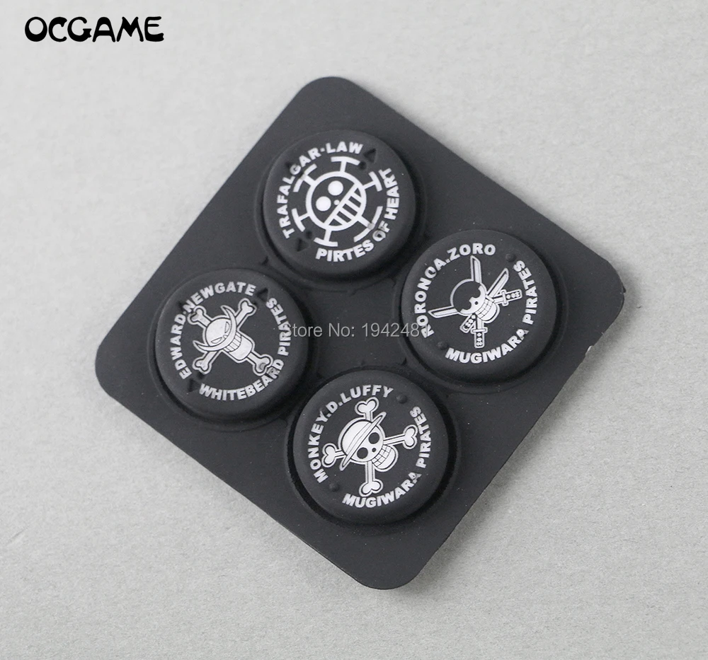 2 juegos de tapas de Joystick de silicona para Nintendo Switch NS Rocker, tapas de botón de agarre de pulgar con corona de una pieza, cubierta de piel